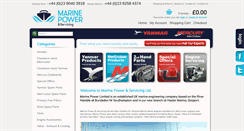 Desktop Screenshot of marine-power.co.uk